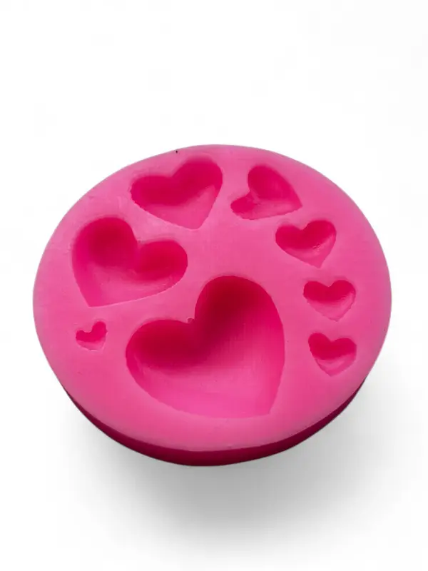Molde de silicón de corazones — 8