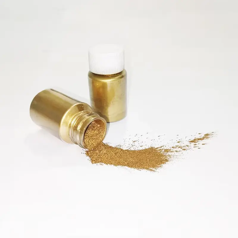 Polvo metalizado — Dorado