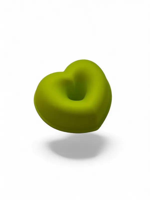 Molde de silicón para cupcake individual — Corazón