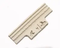 Molde de silicón de cordones