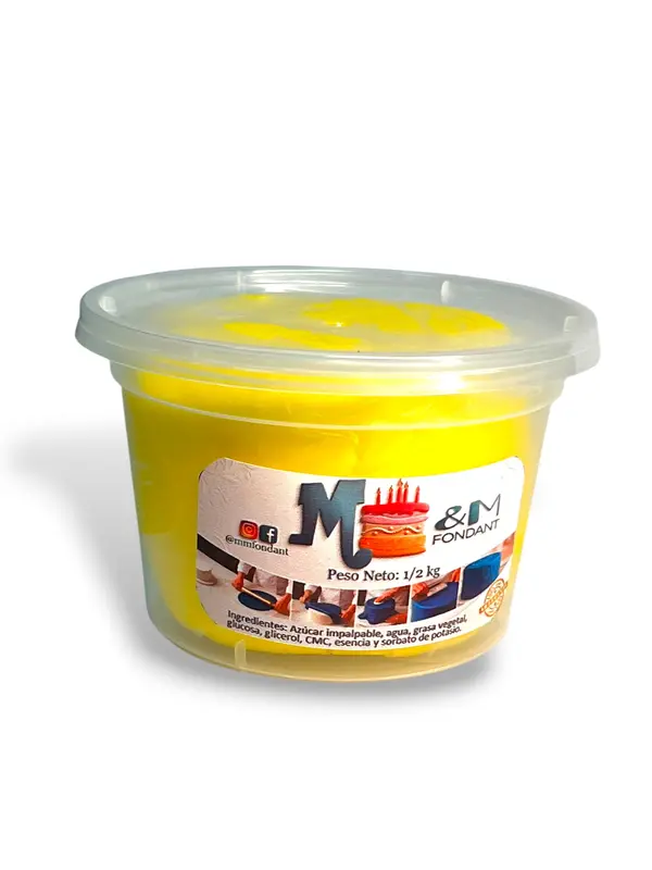 Fondant 500gr — Amarillo