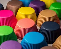 Capacillos para cupcakes unicolor