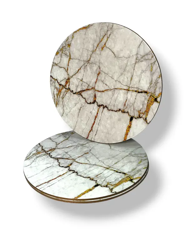 Base con diseño de 3mm de grosor con borde bronce — 30cm