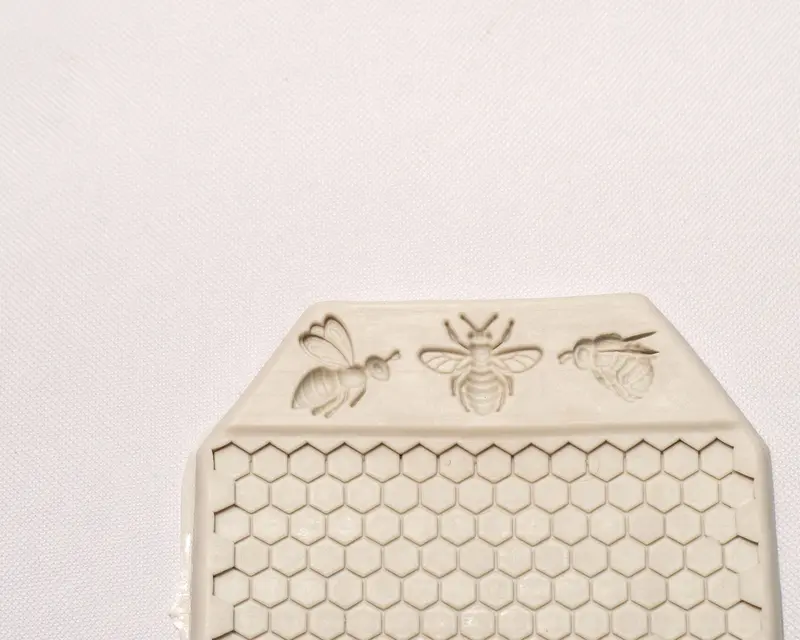 Molde de silicón de panal de abejas