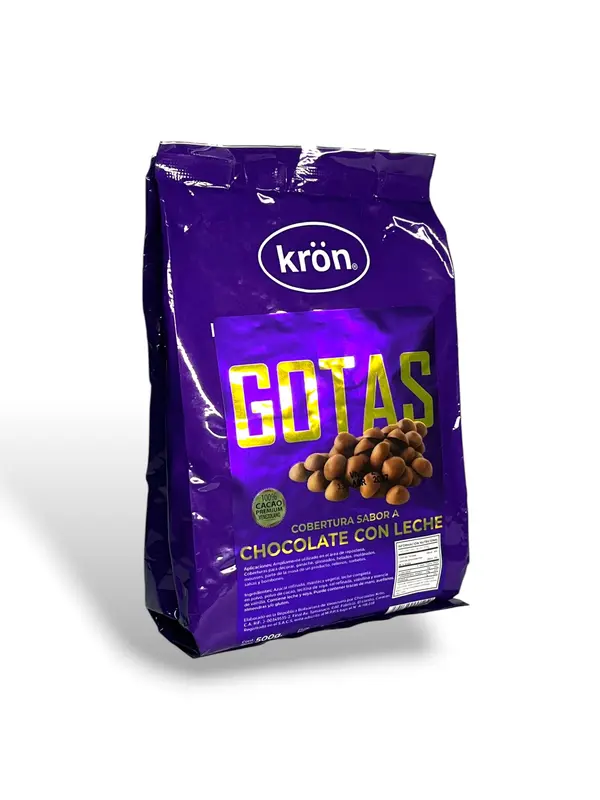 Cobertura de chocolate con leche en gotas — 500gr