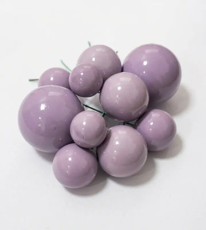 Toppers de esferas decorativas — Morado claro