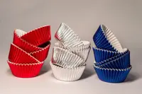 Capacillos metalizados para cupcakes - Imagen 2