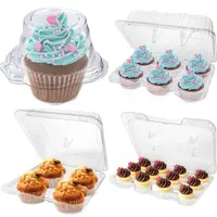 Caja de acetato para cupcakes