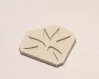 Molde de silicón de hojas