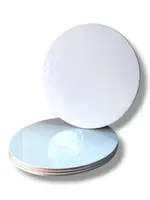 Base blanca de 3mm de grosor con borde bronce — 25cm - Imagen 2
