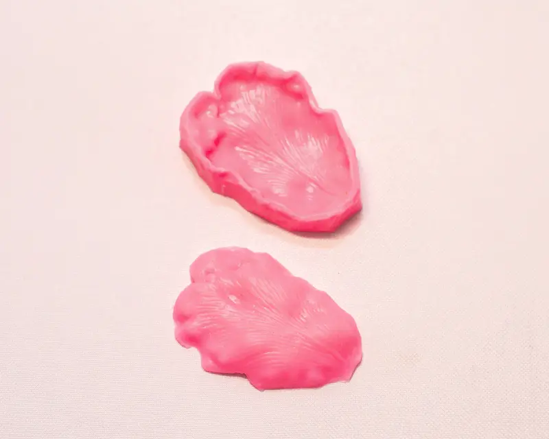 Molde de silicón de pétalos y hojas de flor — 01-62G
