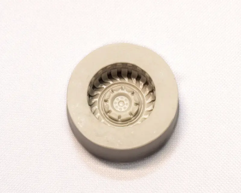 Molde de silicón de rueda