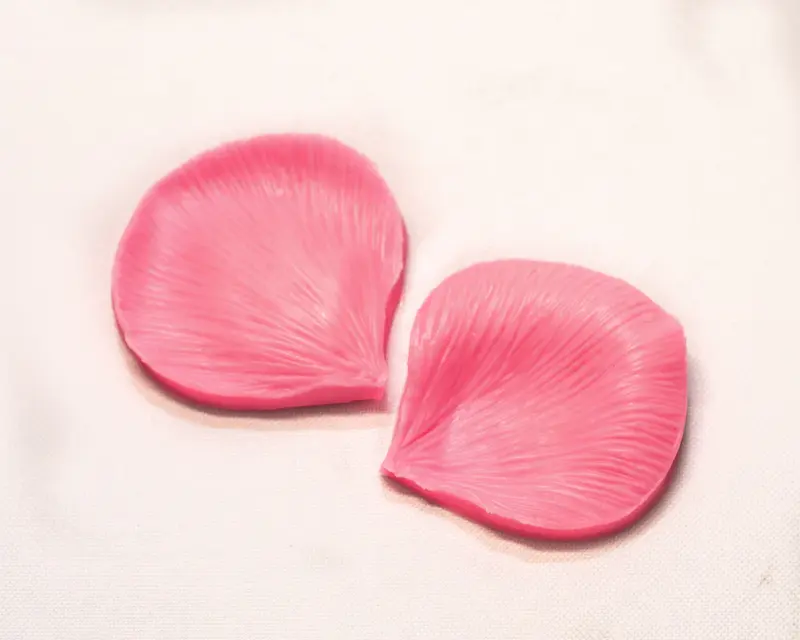Molde de silicón de pétalos y hojas de flor — 08-102G