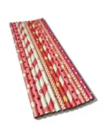Pitillo de papel decorativo — Dorado - Imagen 2