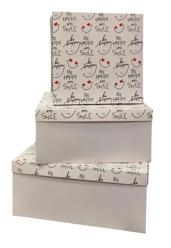 Caja tradicional de cartón para tortas — 30x30x15