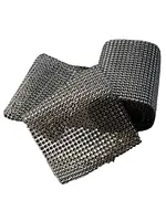 Cinta de strass de 6 filas