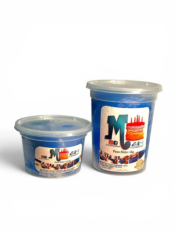 Fondant 1kg — Azul