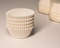 Capacillos blancos para cupcakes