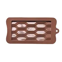 Molde de silicón de barra de chocolate grande