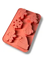 Molde de silicón de navidad