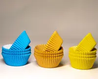 Capacillos para cupcakes unicolor - Imagen 3