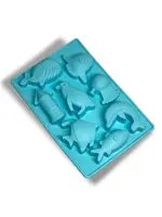 Molde de silicón de animales marinos