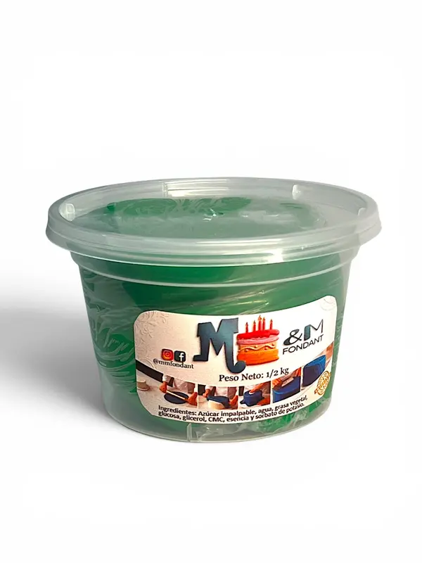 Fondant 500gr — Verde