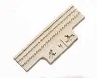 Molde de silicón de cordones