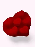 Molde de silicón de corazones