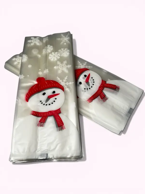 Bolsa para galletas de navidad — Blanco