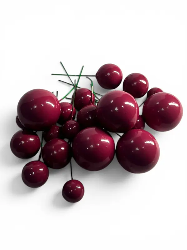 Toppers de esferas decorativas — Magenta