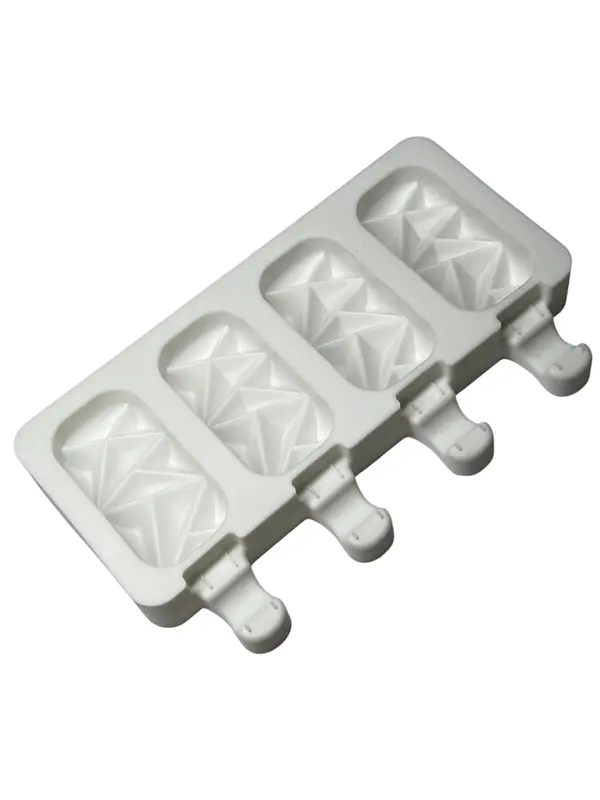Molde de silicón de paletas de helado — Arrugado
