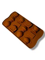 Molde de silicón de hora del té