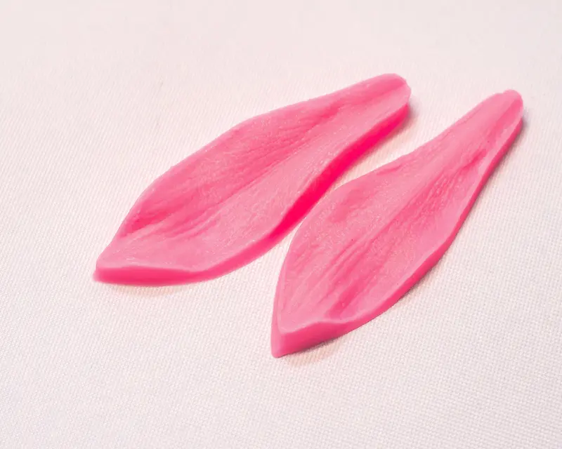 Molde de silicón de pétalos y hojas de flor — 09-45G