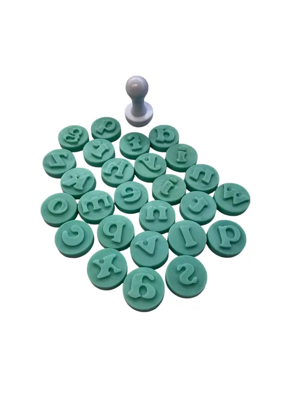 Set de sellos — Abecedario en minúsculas