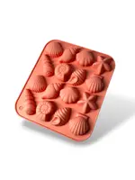 Molde de silicón de conchas marinas