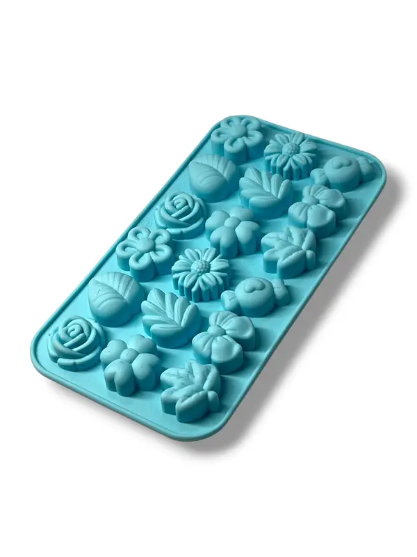 Molde de silicón de flores miniatura — 18