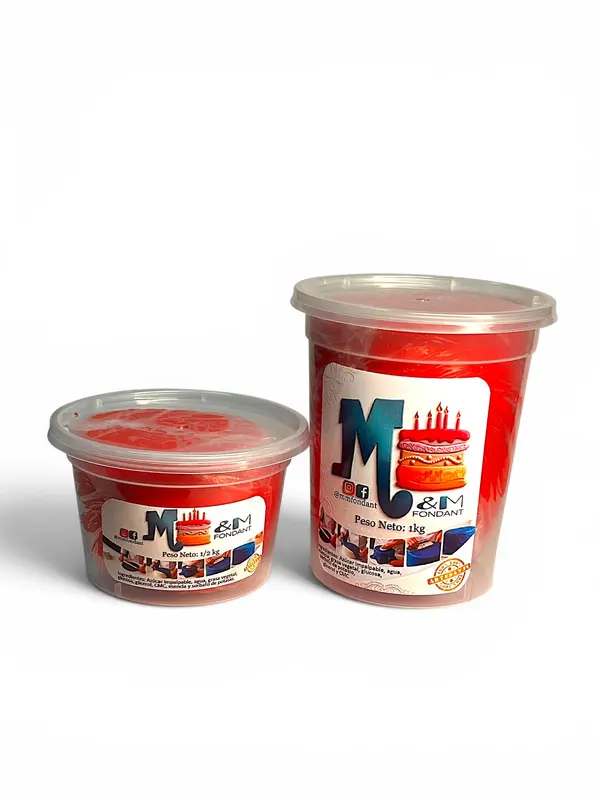 Fondant 1kg — Rojo