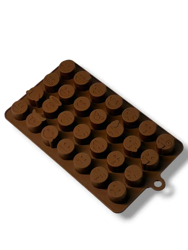 Molde de silicón de emojis