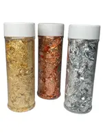 Hojas de papel metálico comestible — Dorado - Imagen 2