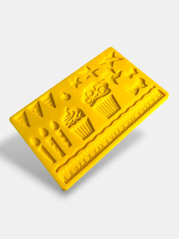 Molde de silicón de cumpleaños