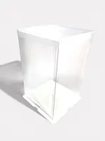 Caja alta de acetato para tortas