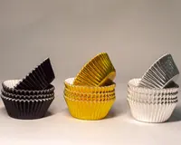 Capacillos metalizados para cupcakes - Imagen 4
